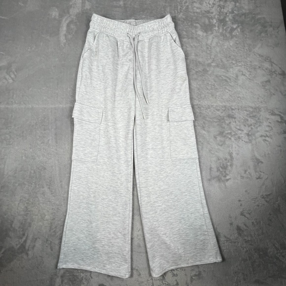 Better/Together Pants - Better Together Wide Leg Cargo Pants Womens Medium Bone Ivory‎ Lounge Minimalist